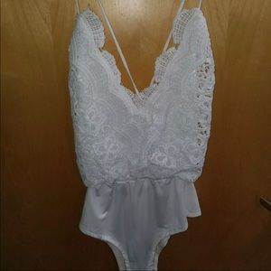 White Bodysuit Like New